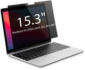 IRUYO FL Magnetic Privacy Screen for MacBook Air 15 inch (2023-2025, M2, M3, M4), Detachable Screen Protector, Blue Light Blocking, Anti Glare Protector and Privacy Filter Shield