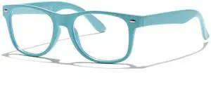 Avocado Eyewear Laguna Junior Eco-Friendly Children's Blue Light & UV400 Blocking Glasses Ages 3-10 BPA Free (Turquoise)