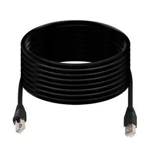 QIANRENON RJ50 10P10C Cat 5E 26AWG Cable Male to Male Modular Crystal Plug with Shielding Connectors for Laser Printing Industrial Control Equipment 5M/16.4 Ft