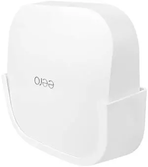 Huafly 1Pcs Screwless Wall Mount Bracket for Eero Pro 6 WiFi, VHB Stick On Holder, Strong Adhesive Holder, No Tools No Drilling No Hole (eero Pro 6 Mount,1Pcs)