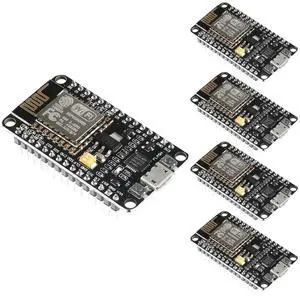 MELIFE 5pcs ESP8266 NodeMCU CP2102 ESP-12E Internet WiFi Development Board Open Source Serial Wireless Module.
