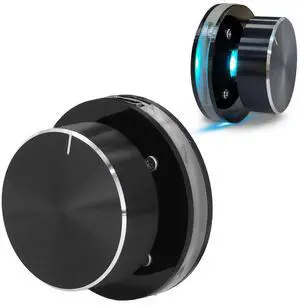 USB Volume Control, Volume Knob Lossless Audio Computer with USB Cable, Computer Sound Controller with RGB Light, Mute Volume Control for XP, Vista, Win 7, 8, 10, Android