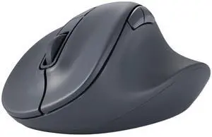 ELECOM Bluetooth Wireless Ergonomic Shape Mouse, Silent Click, Right Hand 2000DPI, 5 Buttons, Optocal Sensor, Compatible with PC, Mac, Laptop, EX-G, Msize Black (M-XGM30BBSKBK)