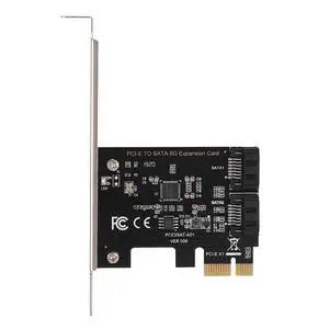 VGEBY PCI E Cards3.0 2 PortIII 6Gbps Expansion Adapter Boards, Compatible with , VGEBYcmiefogh7w