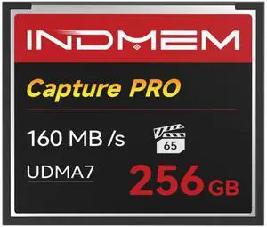 CF Card 256GB Memory Card High Speed UDMA Up to 160MB/s Camera Cards Designed for Photographers & Videographers,Support High-Speed Continuous Shooting or 4K Video Recording