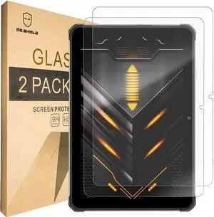 Mr.Shield [2-PACK] Screen Protector For HOTWAV R6 Pro Rugged Tablet 10.1 Inch [Tempered Glass] [Japan Glass with 9H Hardness] Screen Protector