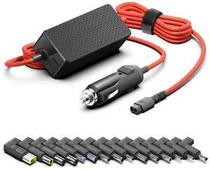 TAIFU 138W 100W 90W 65W 45W Universal Power Adapter Laptop Car Charger Replacement for HP Dell Lenovo IBM Asus Samsung Chromebook Toshiba Sony Compaq Fujitsu LG Power Supply Cord with 15 Tips