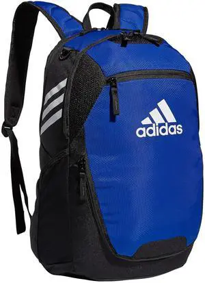 adidas Stadium Team Sports Backpack for Men and Women (36l) Durable Athletic Laptop Bag, Royal Blue/3.0, OSFA