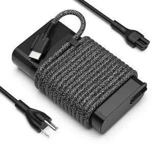 New Slim 65W USB C Laptop Charger Compatible with HP Laptop Charger Spectre X360,Elitebook x360,Envy,Chromebook,Spectre,Elitebook,Elite x2,ProBook Travel AC Adapter Type C Power Cord Supply