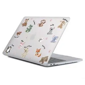 Case Compatible with MacBook Air 13 Inch 2022 2021 2020 2019 2018 Release Model A2337 M1 M2 A2681, Art Protector Covers for Air13 Retina Display with Touch ID-Lovely Animals Monkey