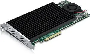 ipolex 4-Port PCIe 3.0 x8 NVMe M.2/U.2 Adapter with PEX8724 Chip, 22110/2280/2260/2242/2230 SSD Expansion, Non-Bifurcation Support, Backward Compatible PCIe 2.0/1.0