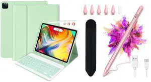 besky Stylus Pen & Keyboard Case Compatible for iPads Pro 12.9 inch (5th, 6th Generation) & New Air 13 inch M2