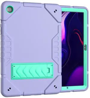 KepaiTok Case for New Samsung Galaxy Tab A9+ / A9 Plus 11 inch 2023 (SM-X210/X216/X218), Heavy Duty Shockproof Rugged Galaxy A9+ Tablet Protective Cover with Kickstand and Strap for Kids (Purple)