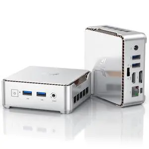 KAMRUI Essenx E2 N150 Mini PC, 16GB DDR4 512GB SSD Mini Computers, W-11 Pro Twin Lake N150 Micro PC(Beat N100/N95, up to 3.6GHz) Mini PC Gigabit Dual 4K,WiFi,BT for Office/Home/Business