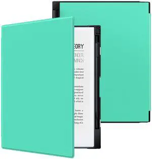 TiMOVO Case Compatible for Remarkable 2 Tablet, Slim Lightweight Stand Hard Back Shell Protective Cover with Pen Holder Compatible with Remarkable 2 Paper Tablet 10.3" 2020 Released, Greenish Blue