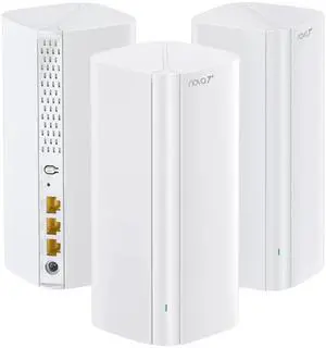 Tenda BE3600 Dual Band WiFi 7 Mesh WiFi System - 3*Full Gigabit Ports, Supports 160+ Devices, VPN, MLO, 4K QAM, Seamless Roaming, Internet Backhaul - ME3 Pro (3-Pack)