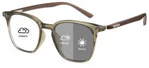 Cyxus Photochromic Glasses for Women Men UV Protection with Blue Light Blocking8287i31 Green