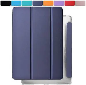 DuraSafe Cases iPad PRO 11 2 Gen 2020 [ PRO 11 Inch 2nd ] MY232LL/A MY252LL/A MY332LL/A MY342LL/A Shock Proof Magnetic Dual Angle Stand with Honeycomb Pattern Clear Back Cover - Navy Blue