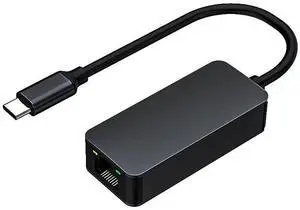 2.5G USB C to Ethernet Adapter, USB 3.0 to 2.5 Gigabit Ethernet to USB C [Thunderbolt 3/4 Compatible], USB C to RJ45 Network Internet LAN Adapter for Laptop MacBook, Supports Windows7/10/11,Mac,Linux
