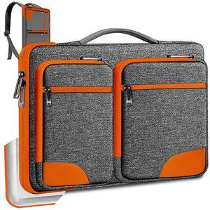 ZINZ Laptop Case 15 15.6 16 inches Sleeve Slim Briefcase Spill-Resistant Handbag for Most Popular 15" 15.6" 16" NotebooksG01OG01