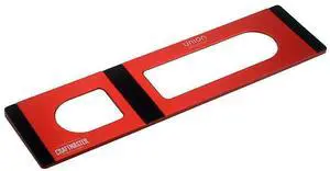 CraftMaster Union Tray for Apple Magic Keyboard and Apple Magic Trackpad 2 - Metal Dock Stand Controls Your iMac or Laptop Remotely, Premium Home and Office Accessory - Red