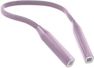 Mighty Bright Atlas Rechargeable Neck Light, 12 LED, 3 Color Temperatures, USB-C Charging Cable Included (Lavender)