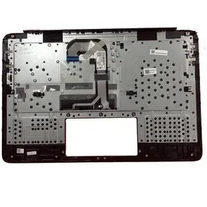 LTPRPTS Replacement Laptop Upper Case Palmrest Keyboard Assembly Part for HP Chromebook 14 G7 CB E 14 G7 CElN4500 M47207-001 Black