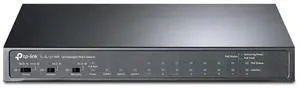 TP-Link TL-SL1311MP 8 Port 10/100Mbps Fast Ethernet PoE Switch 8 PoE+ Ports 124W, w/ 2 Uplink Gigabit Ports + 1 SFP Port PoE Recovery Extend & Isolation Mode