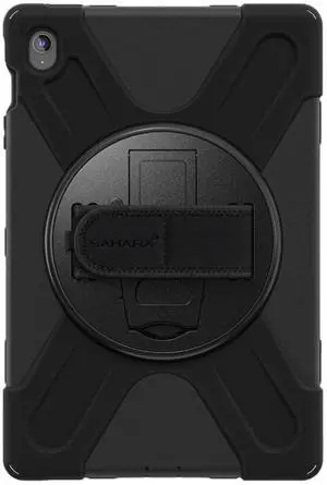SaharaCase - Raider X Series Heavy Duty Hand Strap Case for Galaxy Tab S10 FE+, Black, (TB00473)