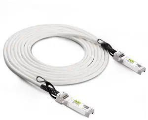 10Gtek [White Colored 10G SFP+ DAC Cable - Twinax SFP Cable for Ubiquiti UniFi Devices, 3-Meter(9.8ft)