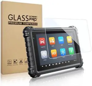 JMREOIMS 8 Inch Tempered Glass Screen Protector for Autel MaxiSys Ms906 PRO/ Ms906 PRO-TS/ MK906 PRO/ Mk906 PRO-TS, Film install Tools included