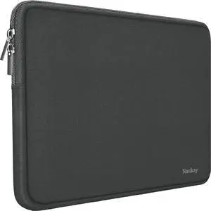 Laptop Sleeve Case,13-13.3 Inch Resistant Neoprene Laptop Sleeve/Notebook Computer Pocket Case/Tablet Briefcase Carrying Bag-(Grey)