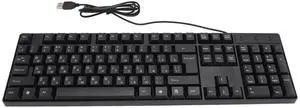 USB Wired Minority Language Keyboard (Russian, English), 104 Keys 1.5m Cable, Ergonomic Design Stable Performance, Plug and Play for Desktop and Laptop (Russian)