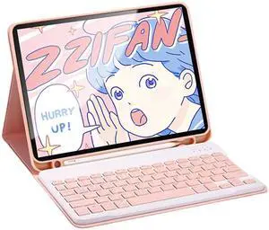 Empty room iPad Air 11 Inch Keyboard Case, for iPad Air M4/M3(2025/2024) Pro 11 (4th/3rd/2nd/1st Gen) & Air 5th/4th Gen, Wireless Keyboard & Build-in Pencil Holder Case, Thin & Light case