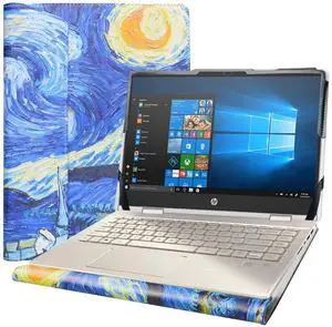 Alapmk Protective Case for 14" HP Pavilion x360 - Compatible with HP Pro C640, C645 Chromebooks & 14a-naXXXX - Starry Night