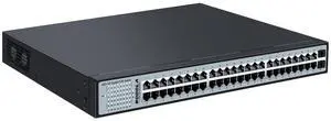 SODOLA 48 Port Gigabit PoE Switch, 600W Unmanaged Network Switch with 48 Port IEEE802.3af/at PoE, 2 x 1G SFP, Metal Rackmount Unmanaged Plug and Play Power Over Ethernet Switch