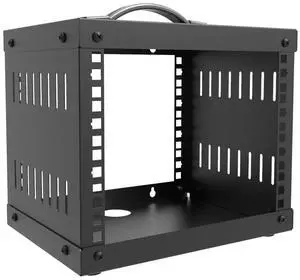 QiaoYoubang 4U Small Network Cabinet-10 inch Server Rack for 10" Server, Network, Audio, and Video Equipments at Home or Office (4U)