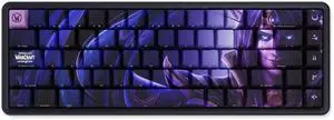 World Of Warcraft Xal'atath Full Art keycap set PBT Dye Sub Keycaps for Mechanical Gaming Keyboards, Cherry MX Switches, Custom Side Print, ANSI ISO Support, US Layout - Officially Licensed