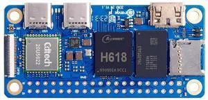 Orange Pi Zero 2W 1GB Allwinner H618 LPDDR4 Quad Core CPU 64 Bit Single Board Computer, 1.5GHz Frequency WiFi 5.0 Bluetooth 5.0 onboard Antenna Support 4K Display Run Android Ubuntu