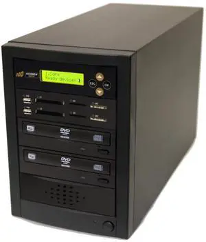 Acumen Disc 1 to 1 Crossover CD DVD Disc Duplicator & Bi-Directional Multimedia Flash Memory Copier (CF SD MS USB) / Media Converter - Disc to Disc/Media to Media