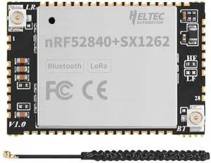 1pcs Mesh Node 5262M Module, nRF52840 MCU SX1262 LoRa Chip, Supports 915MHz LoRa Bluetooth 5 Bluetooth mesh BLE, Compatible with Meshtastic Arduino