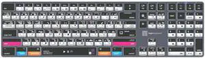 Logickeyboard Wireless Backlit 'Titan' Film-Maker Keyboard  Combo-Designed for Both Adobe Premiere Pro & After Effects on Mac  p/n LKB-AEPP-TM-US