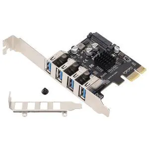 USB 3.0 PCI Express Expansion Card,PH64 2U/4U VL805 Chip 5Gbps 4 Port USB Expansion Card for