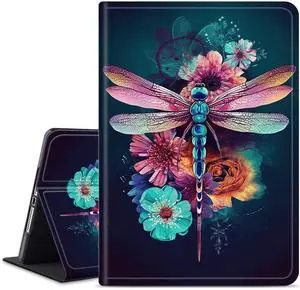 Case for Amazon Kindle Fire Max 11 Tablet (13th Generation, 2023 Release) 11", Slim PU Leather Stand Cover with Auto Wake/Sleep for All-New Fire 11 Max Tablet,Beautiful Dragonfly