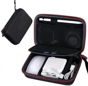 Smatree Hard Case Compatible for Apple14&16inch MacBook Pro's Pencil,Magic Mouse,Magsafe Power Adapter,BeatsX, Monster Magnetic Charging Cable,Travel MacBook Pro Accessories Organizer Bag,Black