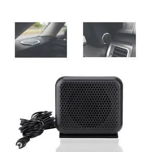LenTLy NSP100 3W External Speaker, 3.5mm Wired Speaker with 4m Cable, Black, Portable, Stereo Sound, Compatible with Smartphones, Tablets, MP3 Players, Desktops, Televisions, Laptops, Car Radios
