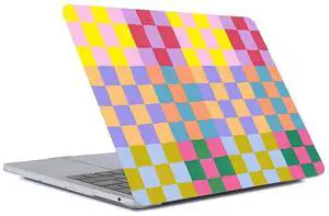 SEized Compatible with MacBook Air 15.3 inch Case 2023 Release M2 A2941,Happy Colorful Checkerboard Hard Plastic Shell Cover Case