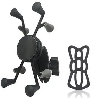 Strg Tablet Mount with Composite Double Socket Arm(Medium) for 6" Tablets, Tablet Holder Compatible with RAM Mount and All B Size 1" Ball Mounts Bases for Motorcycle Bike Car Truck etc