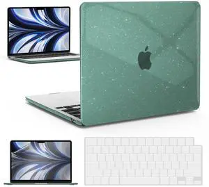 IBENZER Compatible with 2025 2024 2023 2022 MacBook Air 13 inch Case M4 A3240 M3 A3113 M2 A2681, Hardshell Case & KeyboardCover & ScreenFilm for Mac Air 13.6, Star MTGN, KK-S-MTGN+2