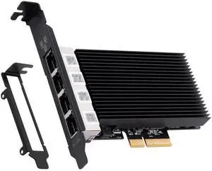 2.5G PCIe Ethernet Card with Intel I226 Chip, 2500Mbps Gigabit Network Adapter to PCIE X4 X8 X16 NIC for Windows 10/11, Windows Server 2019/2022; Linux